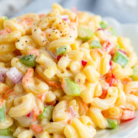 Macaroni Salad - Love Bakes Good Cakes