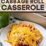 Unstuffed Cabbage Roll Casserole - Love Bakes Good Cakes