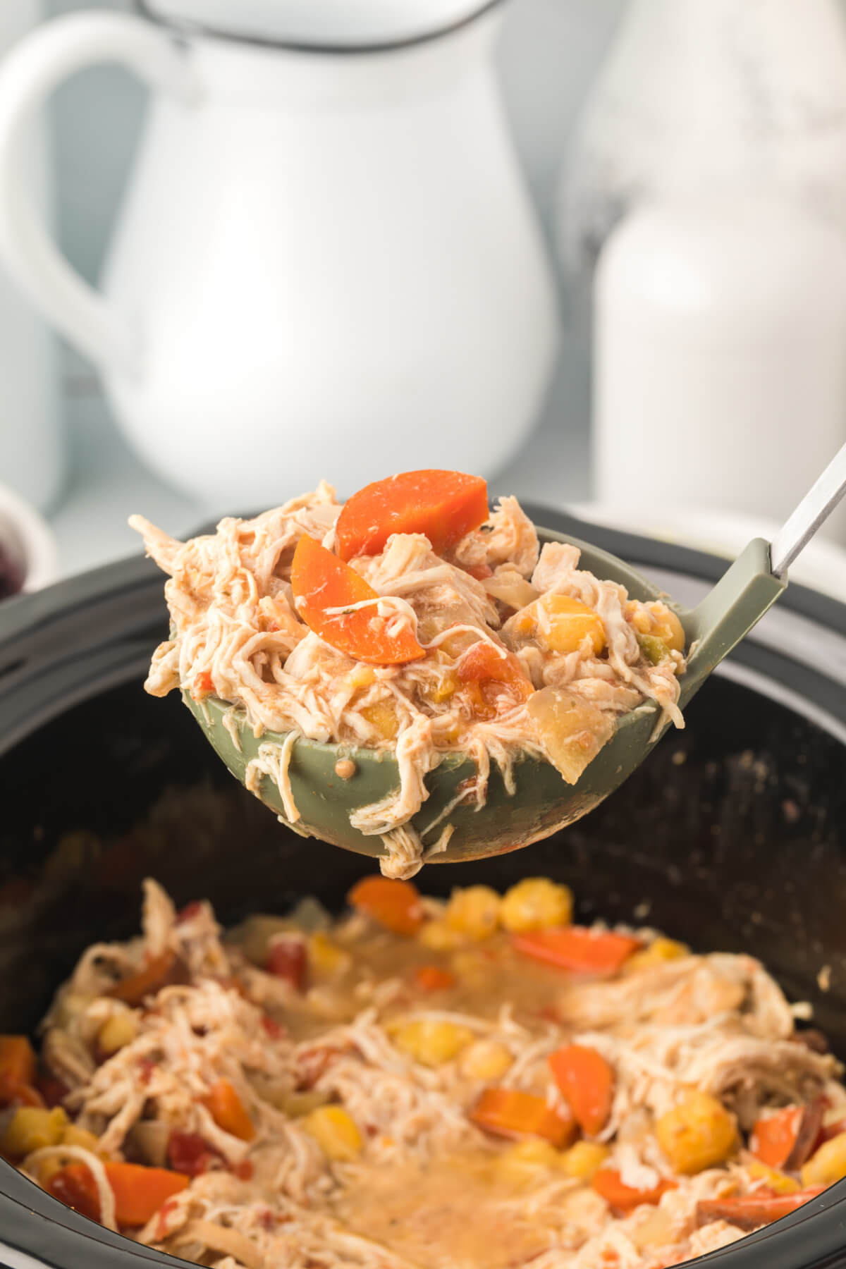 Slow Cooker Chicken Posole - Love Bakes Good Cakes