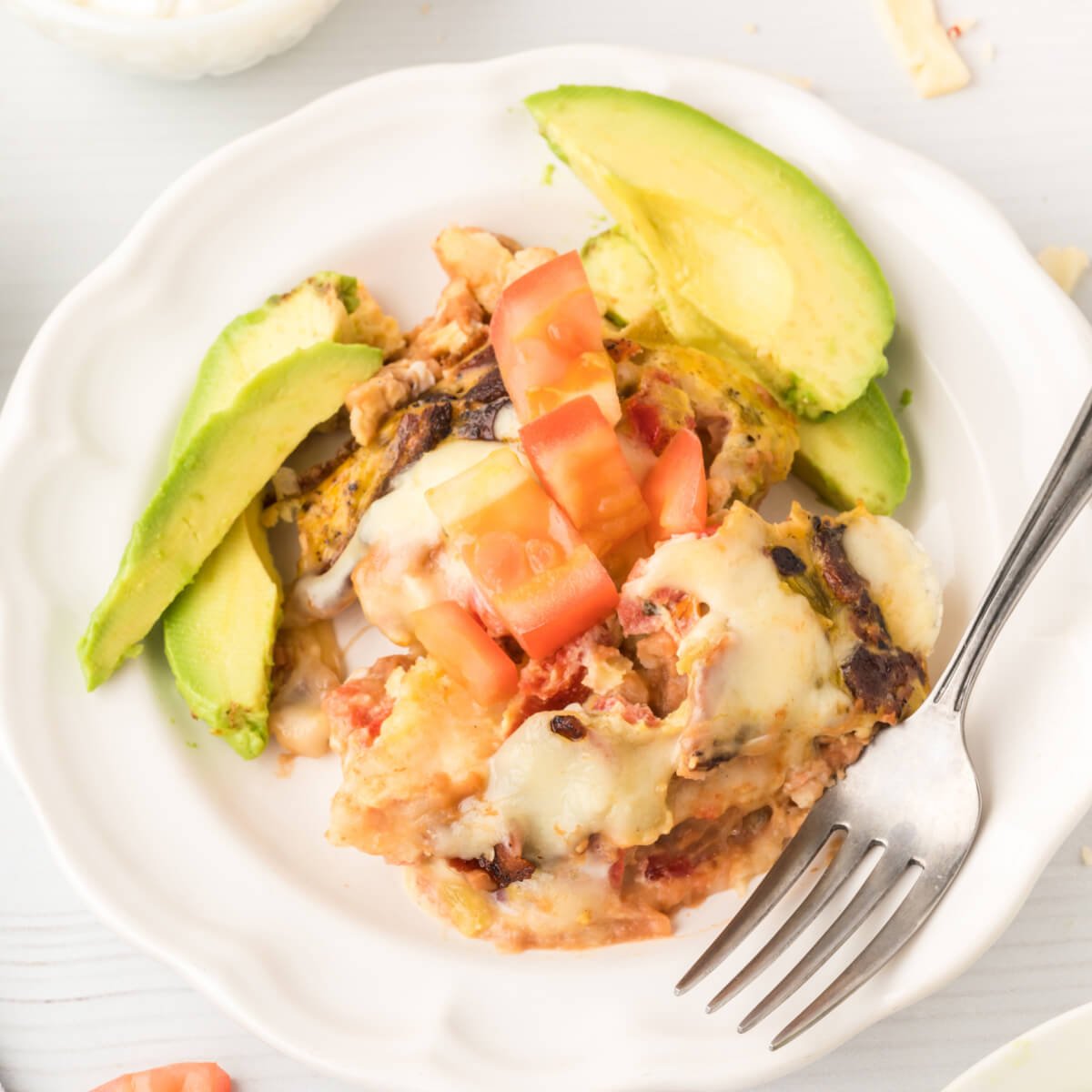 Mexican Breakfast Skillet with Refried Beans - SueBee Homemaker