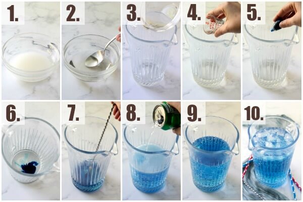 step by step how to make sonic ocean water