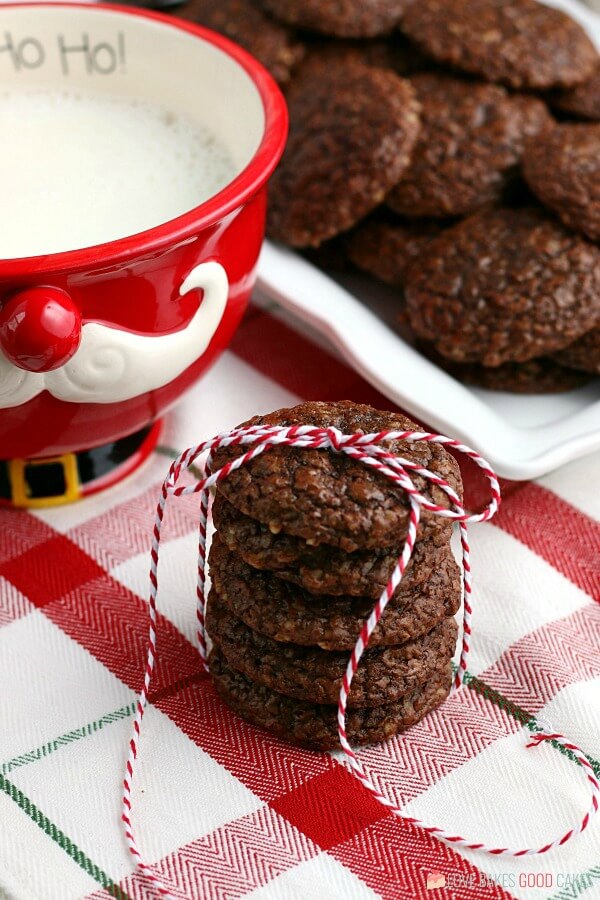 chocolate cookies for Santa!