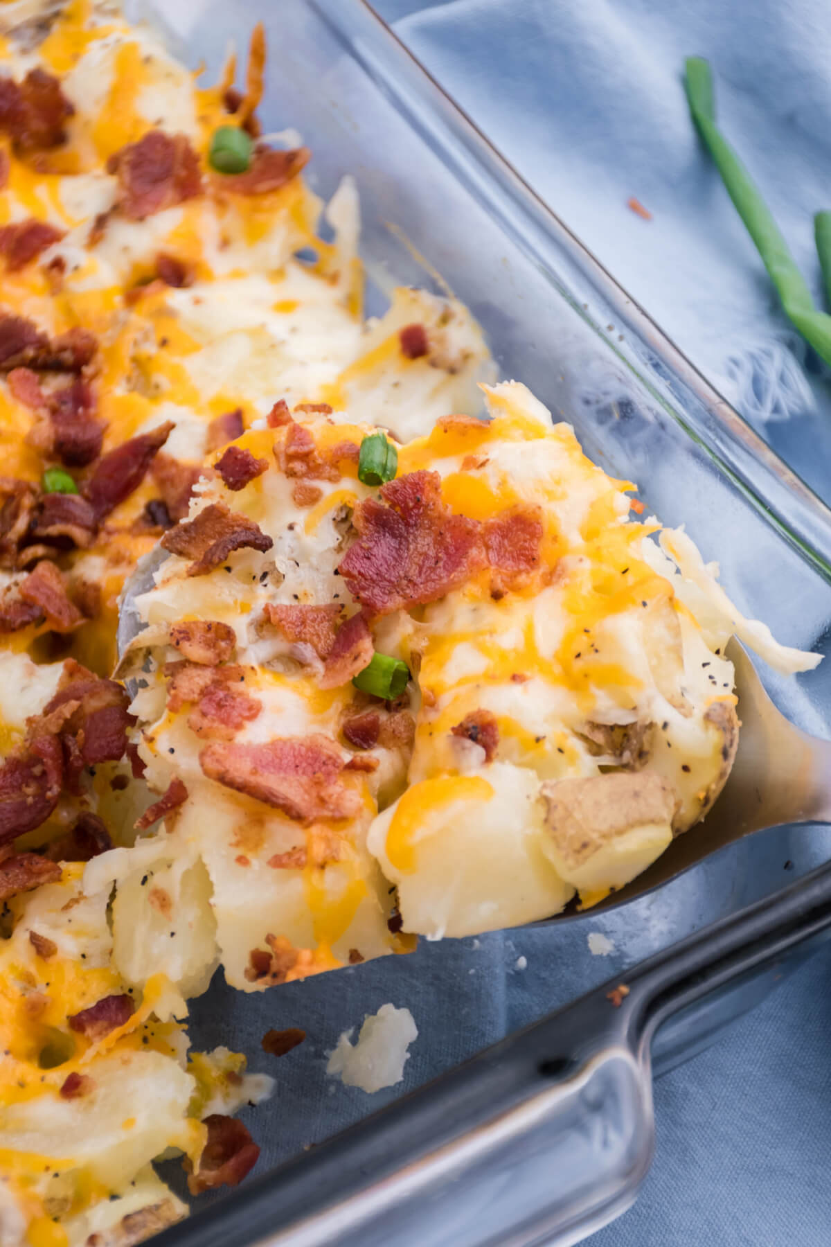 Twice-Baked Potato Casserole - Love Bakes Good Cakes