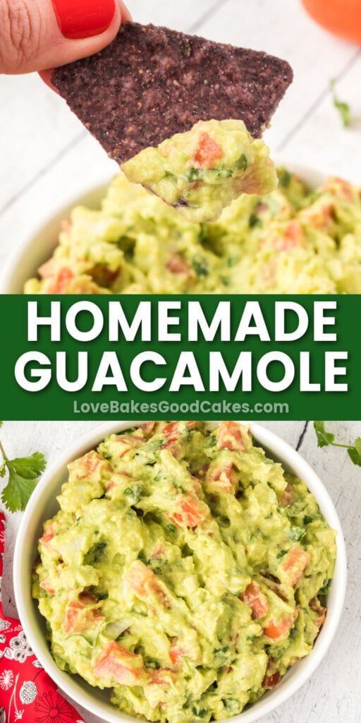 Homemade Guacamole - Love Bakes Good Cakes