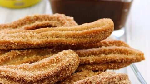 Mexican Chocolate Churros With Dipping Sauce And A Giveaway Love Bakes Good Cakes