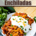 enchiladas on plate