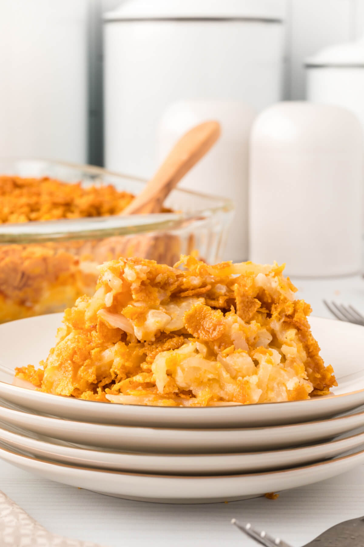 Hash Brown Casserole - Aka Funeral Potatoes - Love Bakes Good Cakes