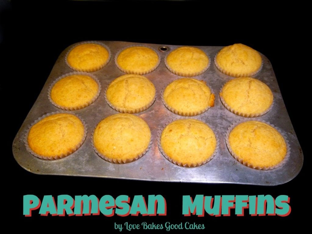 Parmesan Muffins in a cupcake pan.