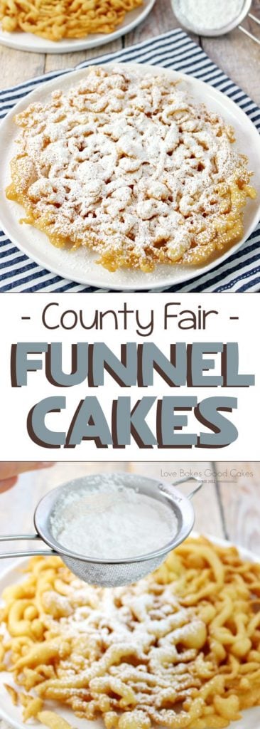 County Fair Funnel Cakes collage.