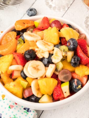 fruit salad in bowl