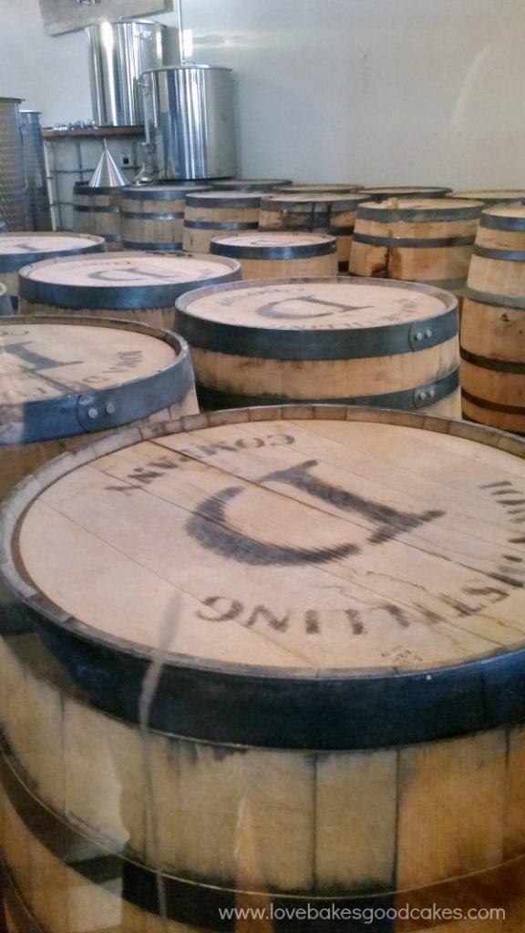 Iowa Distilling Company barrels.