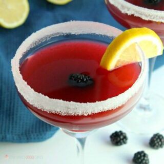 Blackberry Lemonade Margarita - Love Bakes Good Cakes