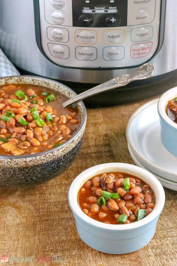 Instant Pot Baked Beans - Love Bakes Good Cakes