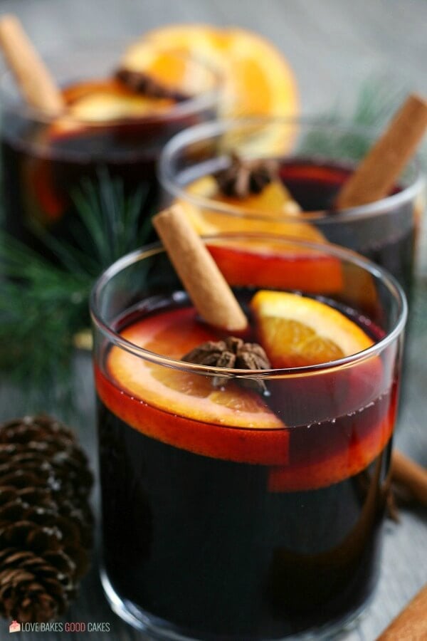 A finished image of the completed mulled wine recipe. 