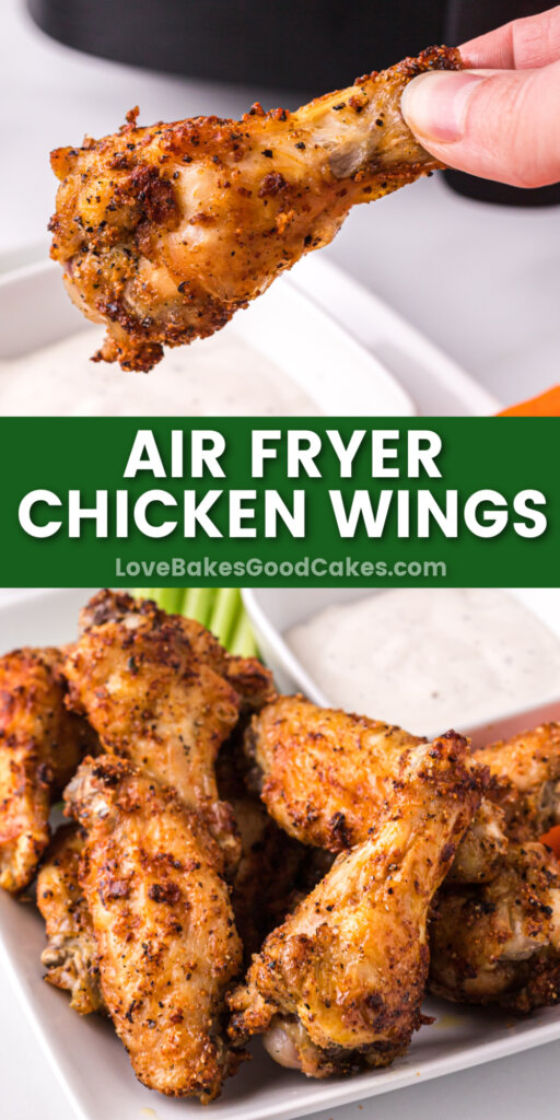 Air Fryer Chicken Wings - Love Bakes Good Cakes