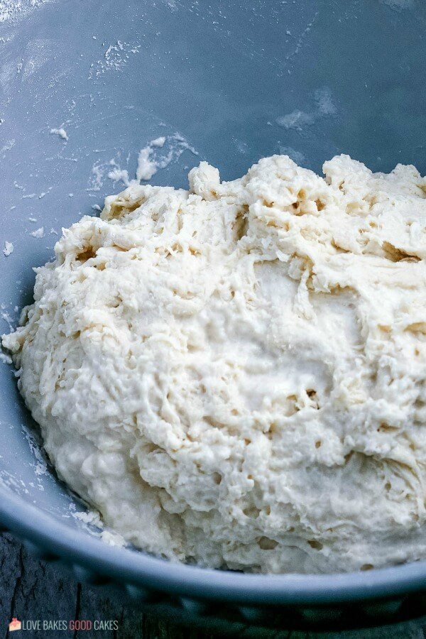 dough after being mixed