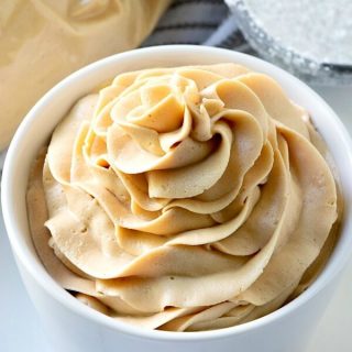 Peanut Butter Frosting - Love Bakes Good Cakes