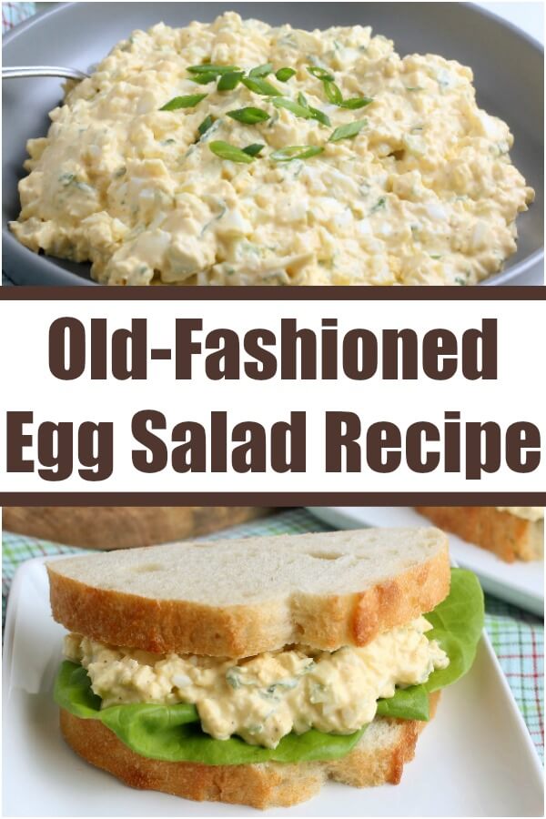 Old-Fashioned Egg Salad Recipe - Love Bakes Good Cakes