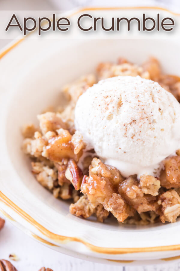 Easy Apple Crumble Recipe - Love Bakes Good Cakes