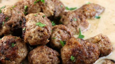 Swedish Meatballs - Amanda's Cookin' - Ground Beef