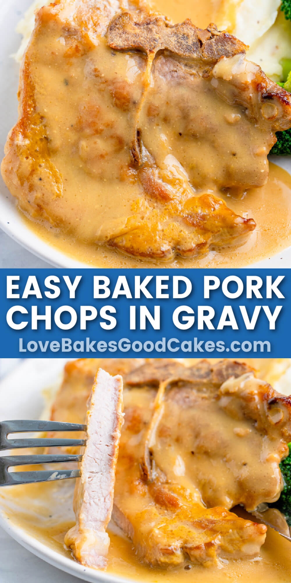 baked pork chops and gravy