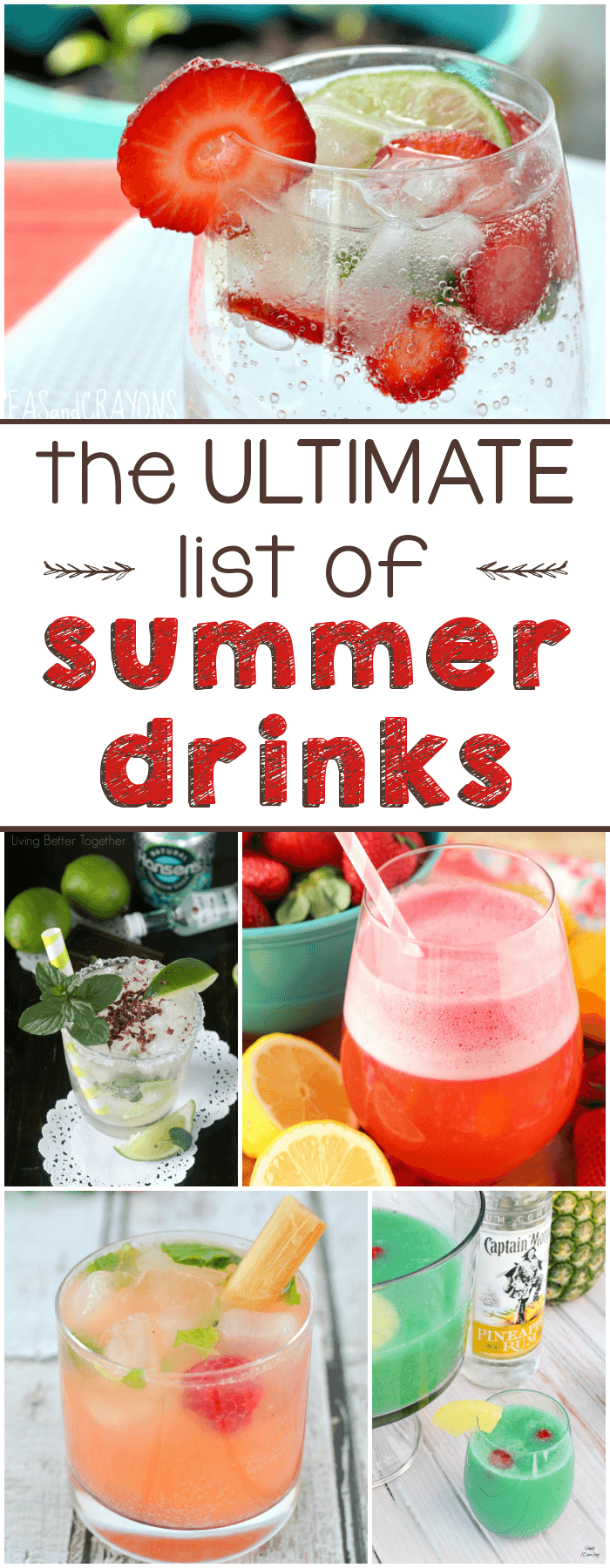 The ULTIMATE list of Summer Drinks! - Love Bakes Good Cakes