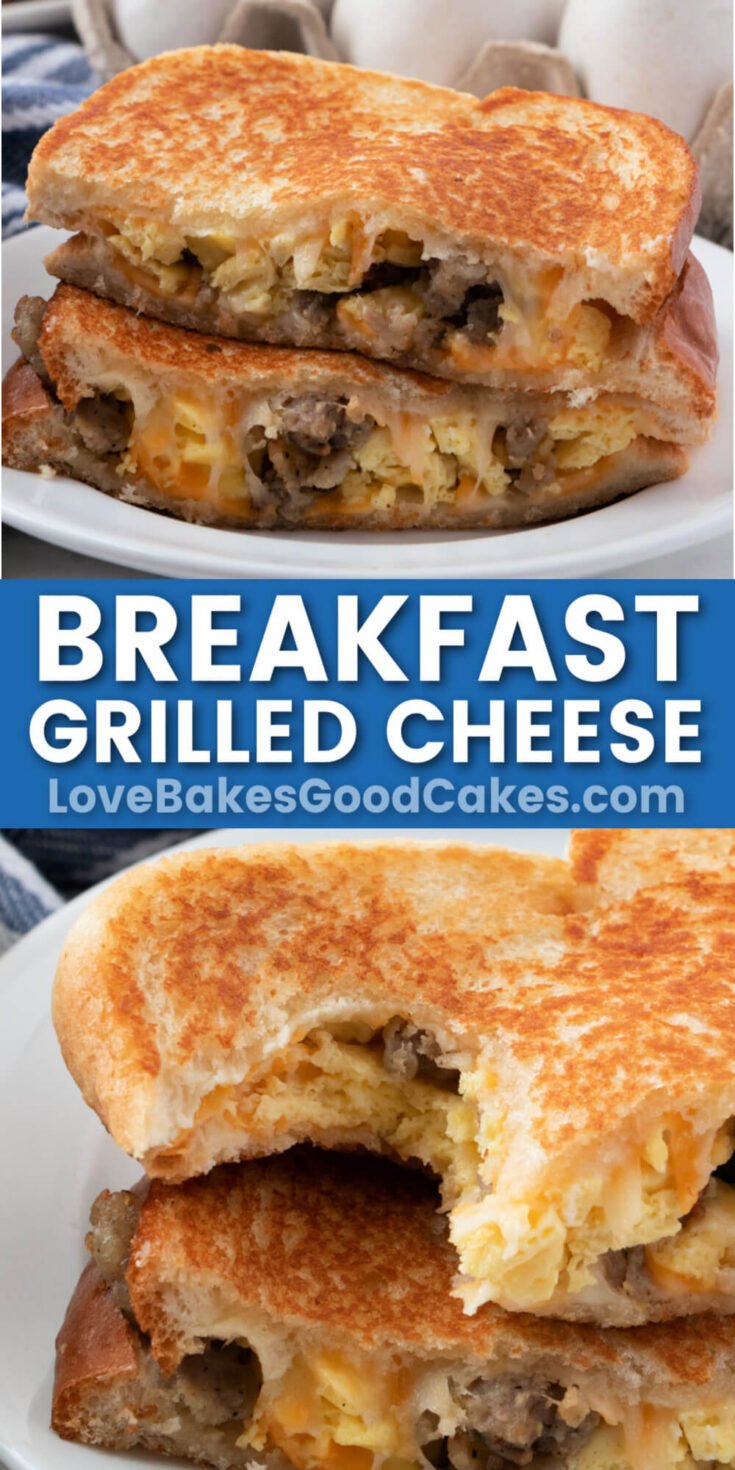 Breakfast Grilled Cheese - Damn Delicious