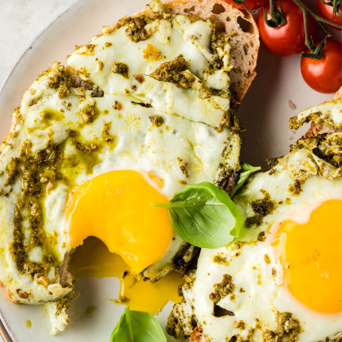 Pesto Fried Eggs Recipe, Food Network Kitchen