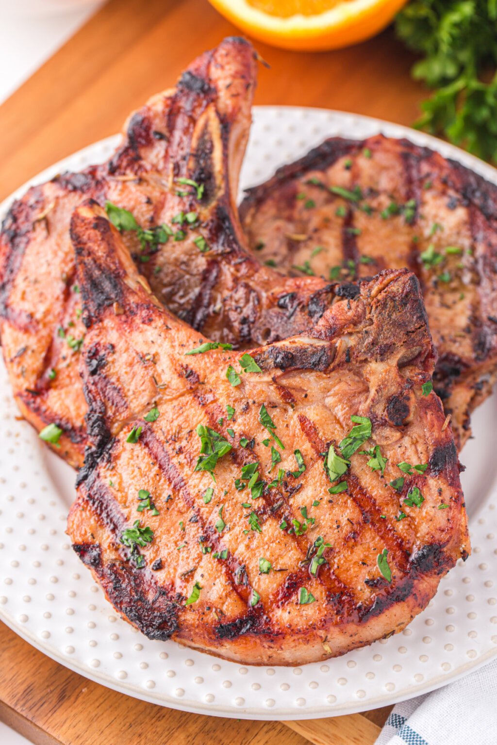 Grilled Pork Chops - Love Bakes Good Cakes