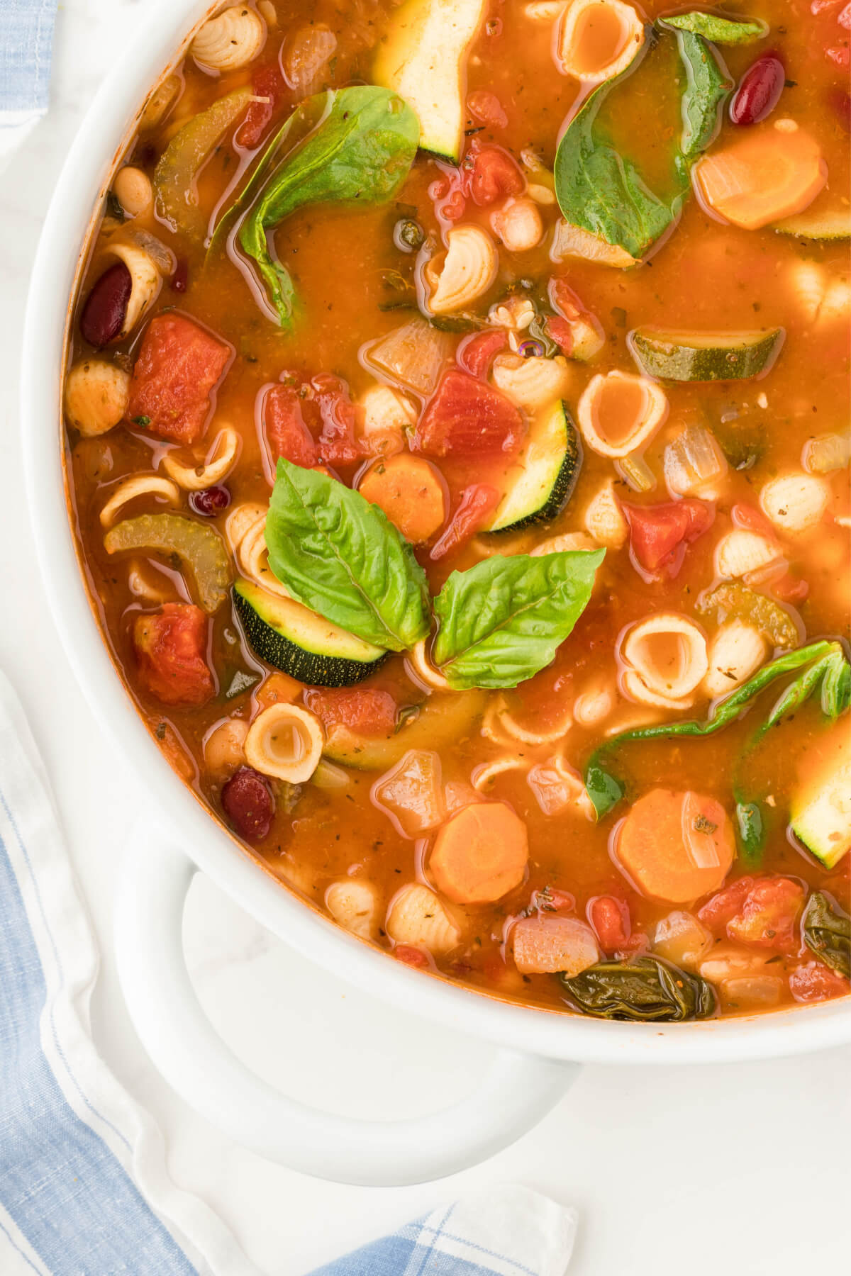 Instant Pot Minestrone Soup - Love Bakes Good Cakes