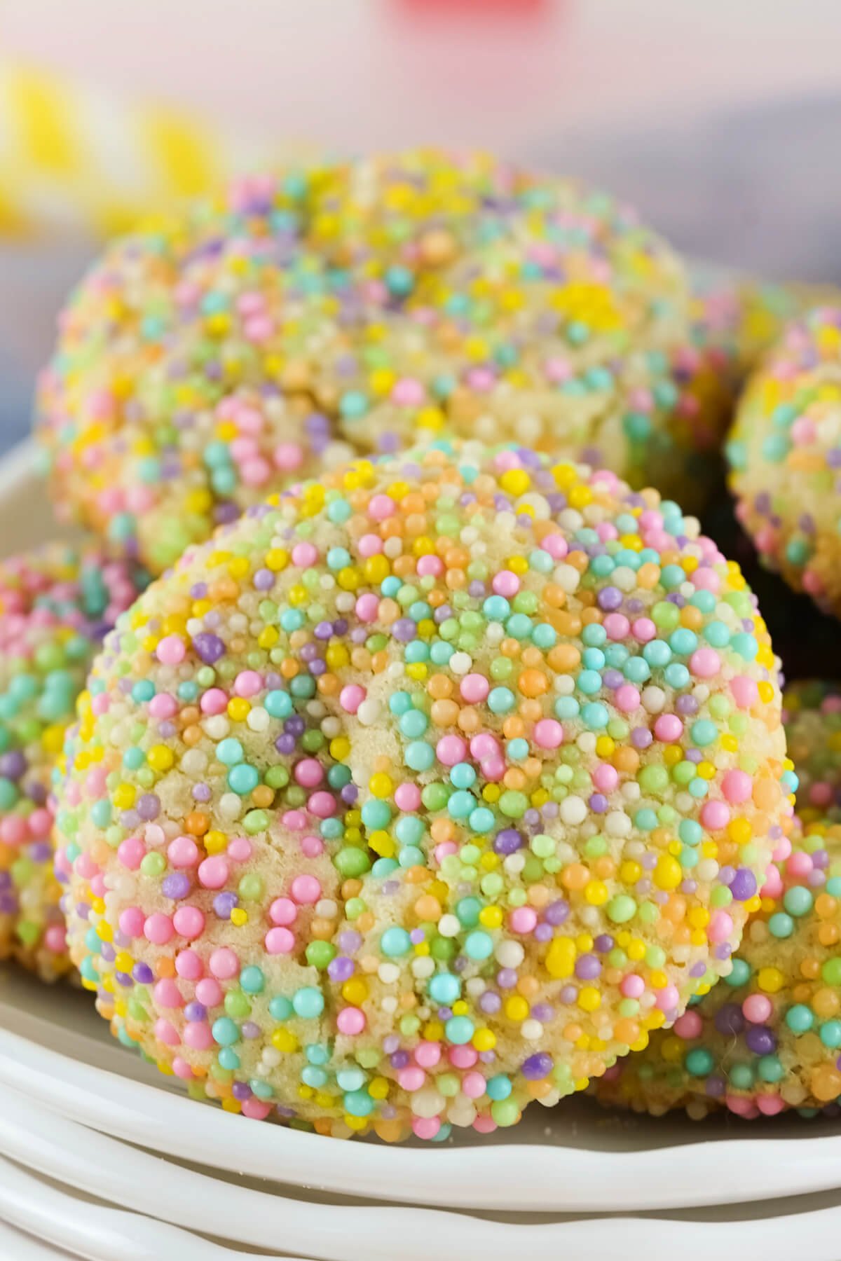 Easter Sprinkle Cookies - Love Bakes Good Cakes