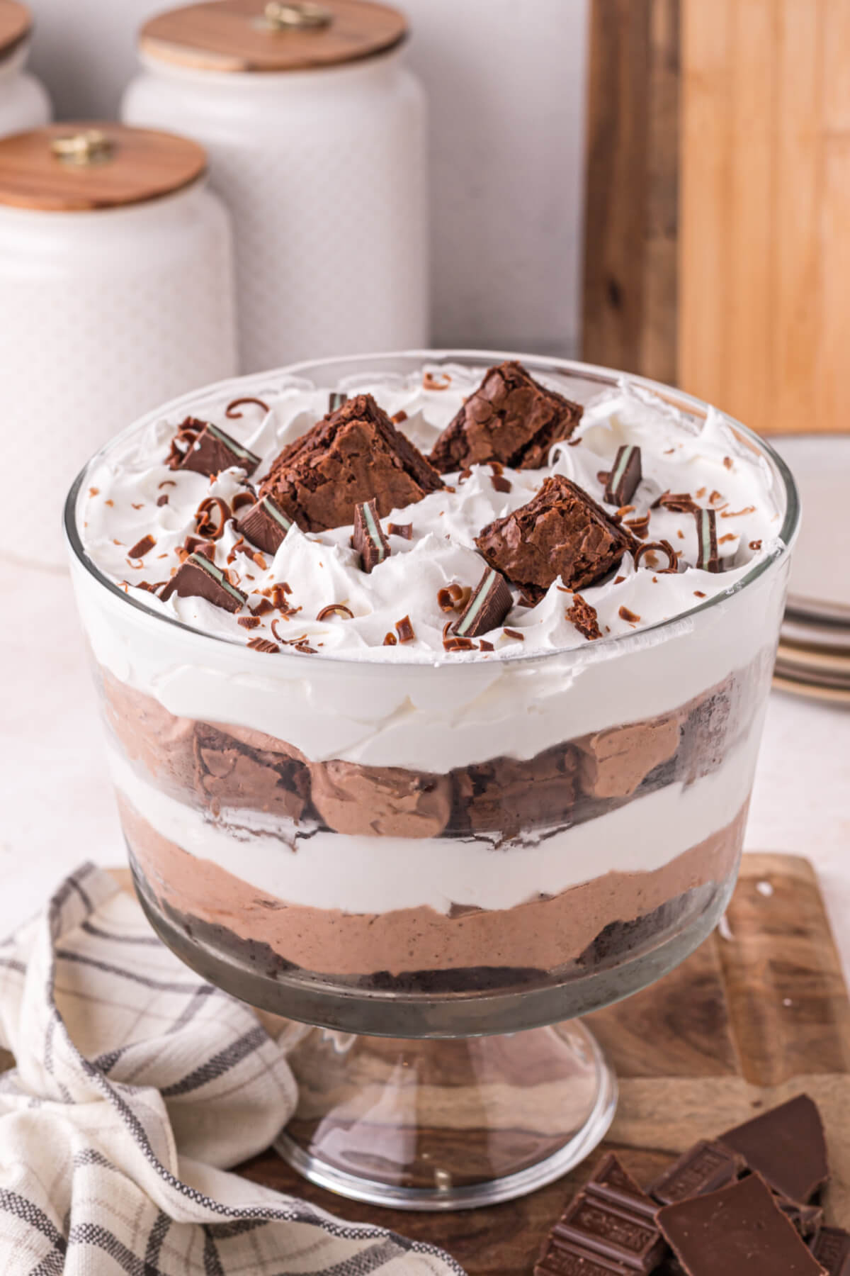 Brownie Trifle - Love Bakes Good Cakes