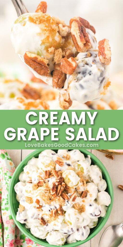 Creamy Grape Salad - Love Bakes Good Cakes