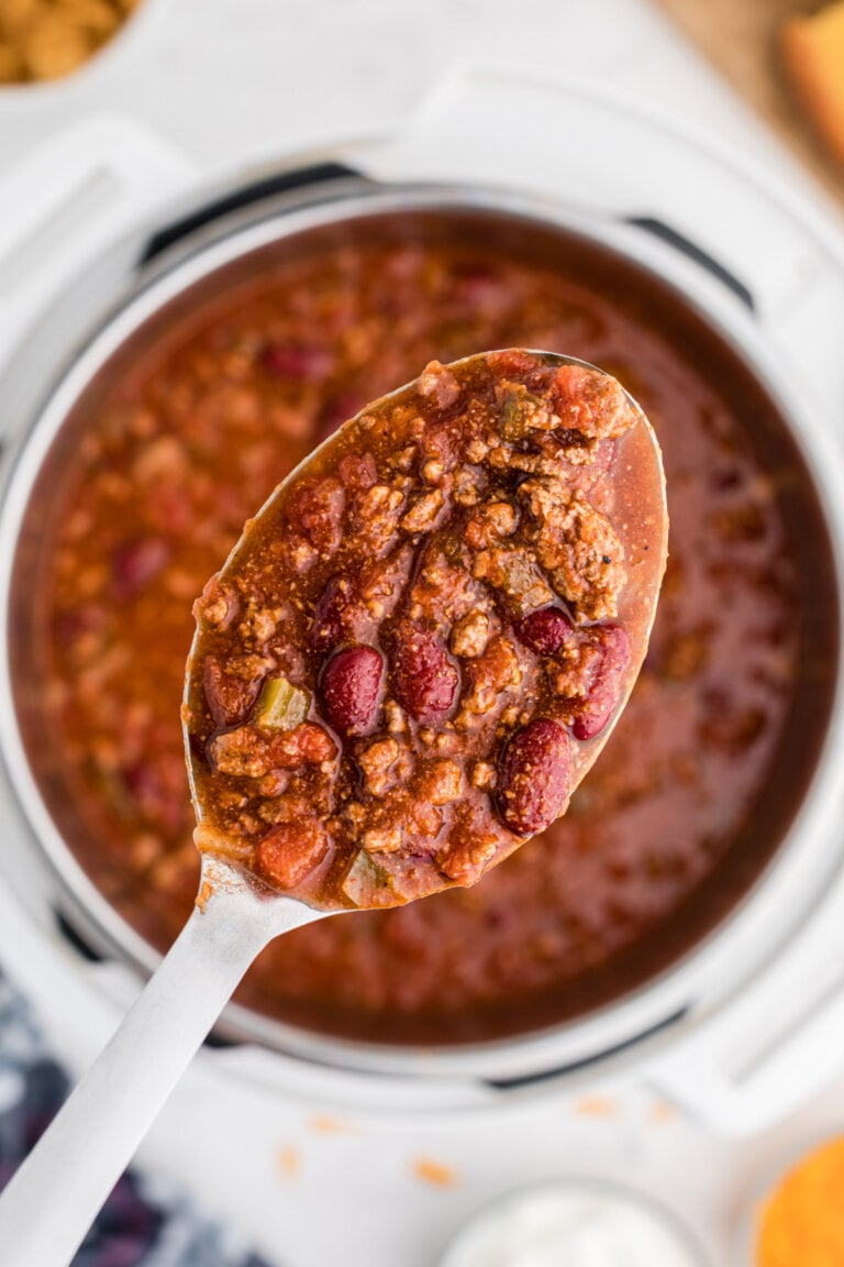 Instant Pot Chili - Love Bakes Good Cakes