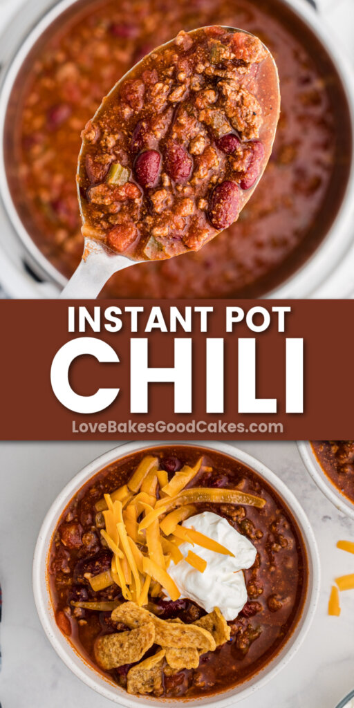 Instant Pot Chili - Love Bakes Good Cakes