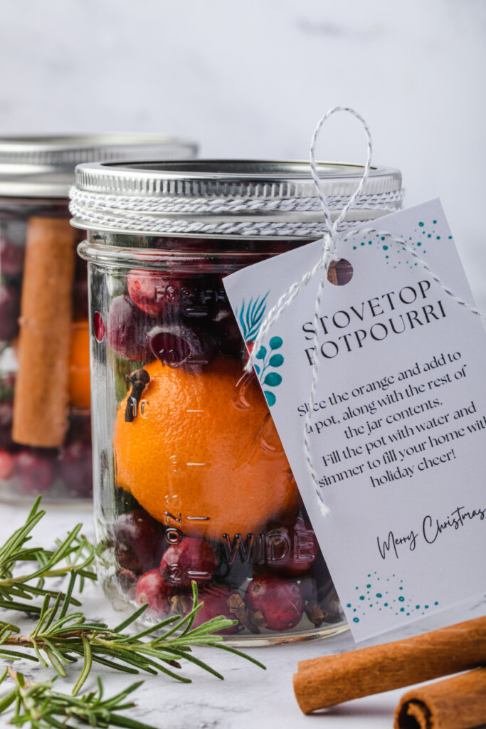 Holiday Stovetop Potpourri with Free Gift Tags - Small Gestures Matter