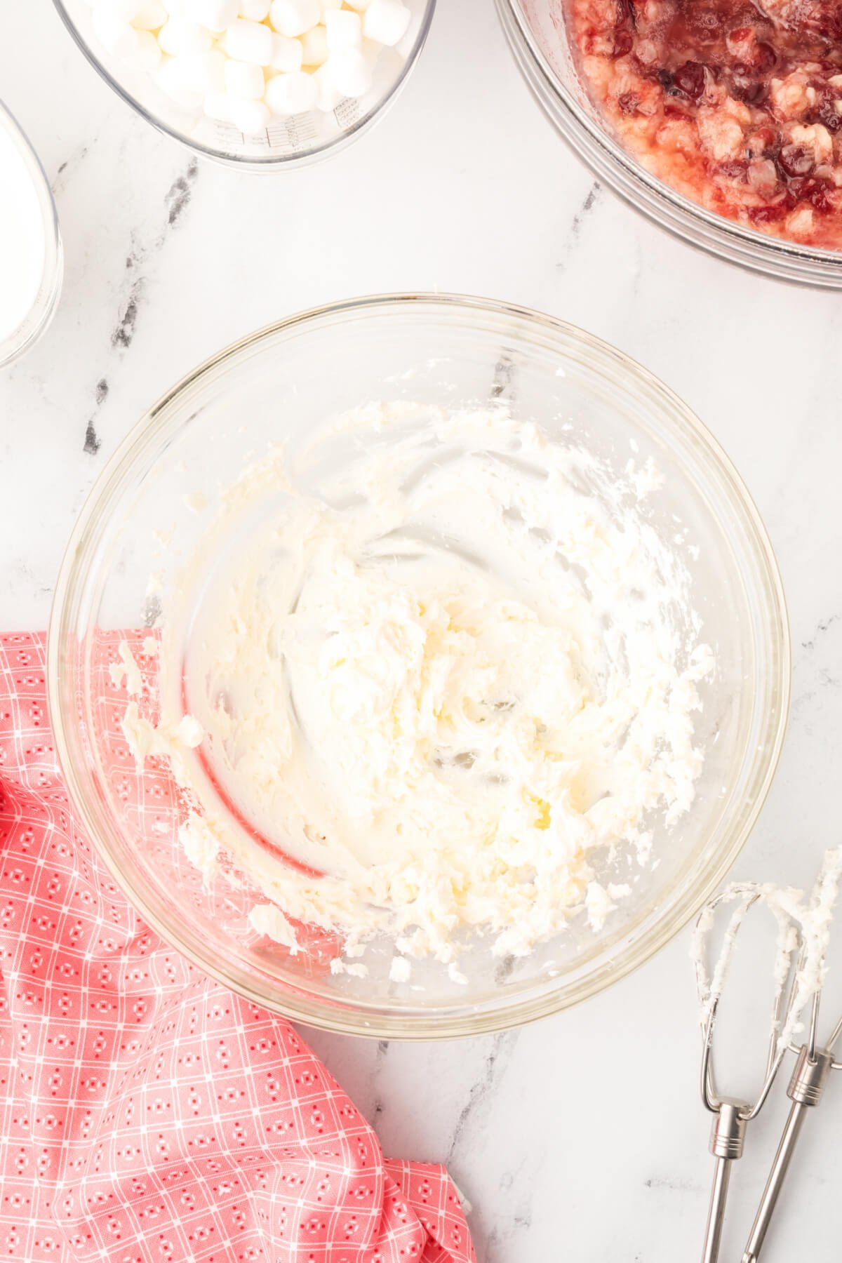 Cranberry Fluff Salad - Love Bakes Good Cakes