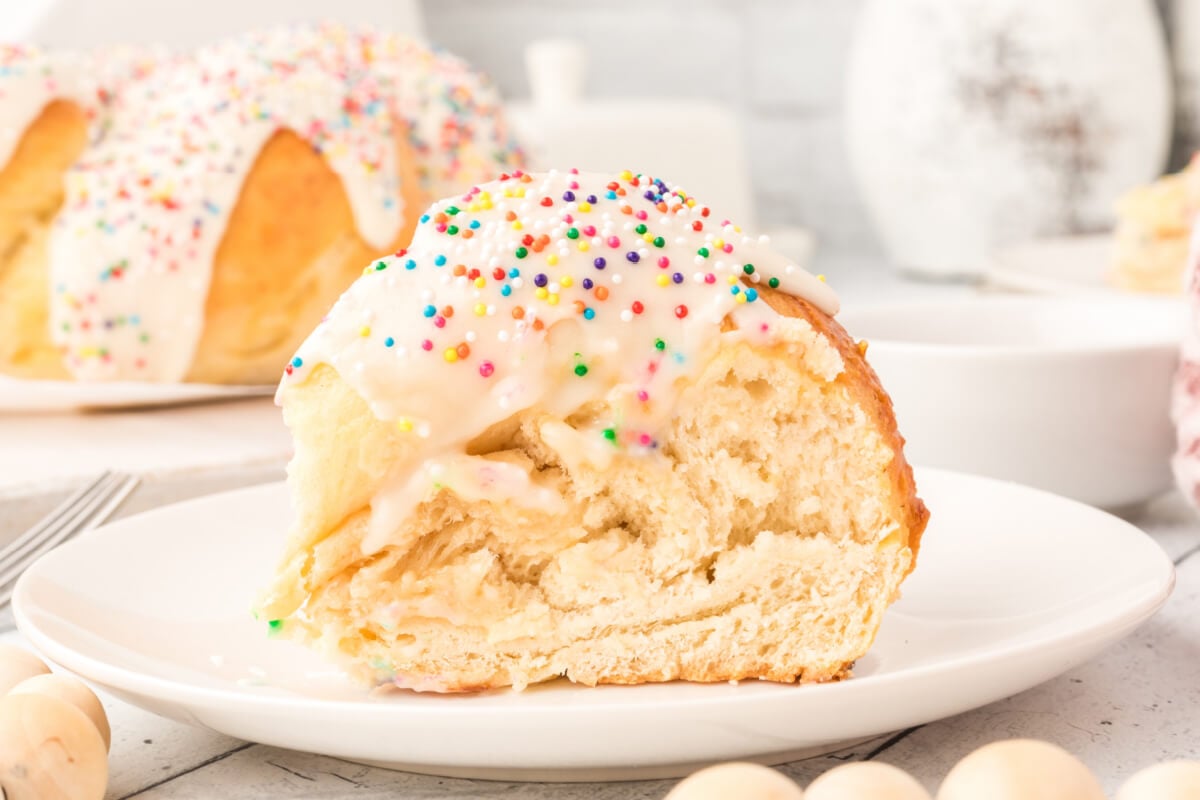 Frosted Italian Anise Bread Love Bakes Good Cakes