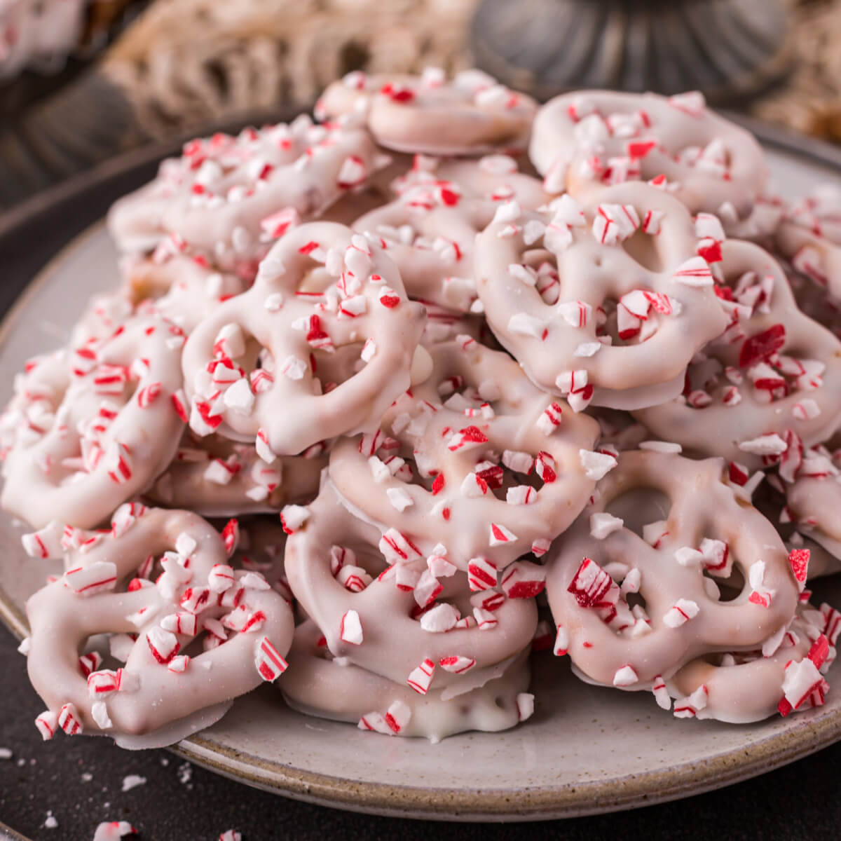 Candy Cane White Chocolate Candy Cups Christmas Recipe