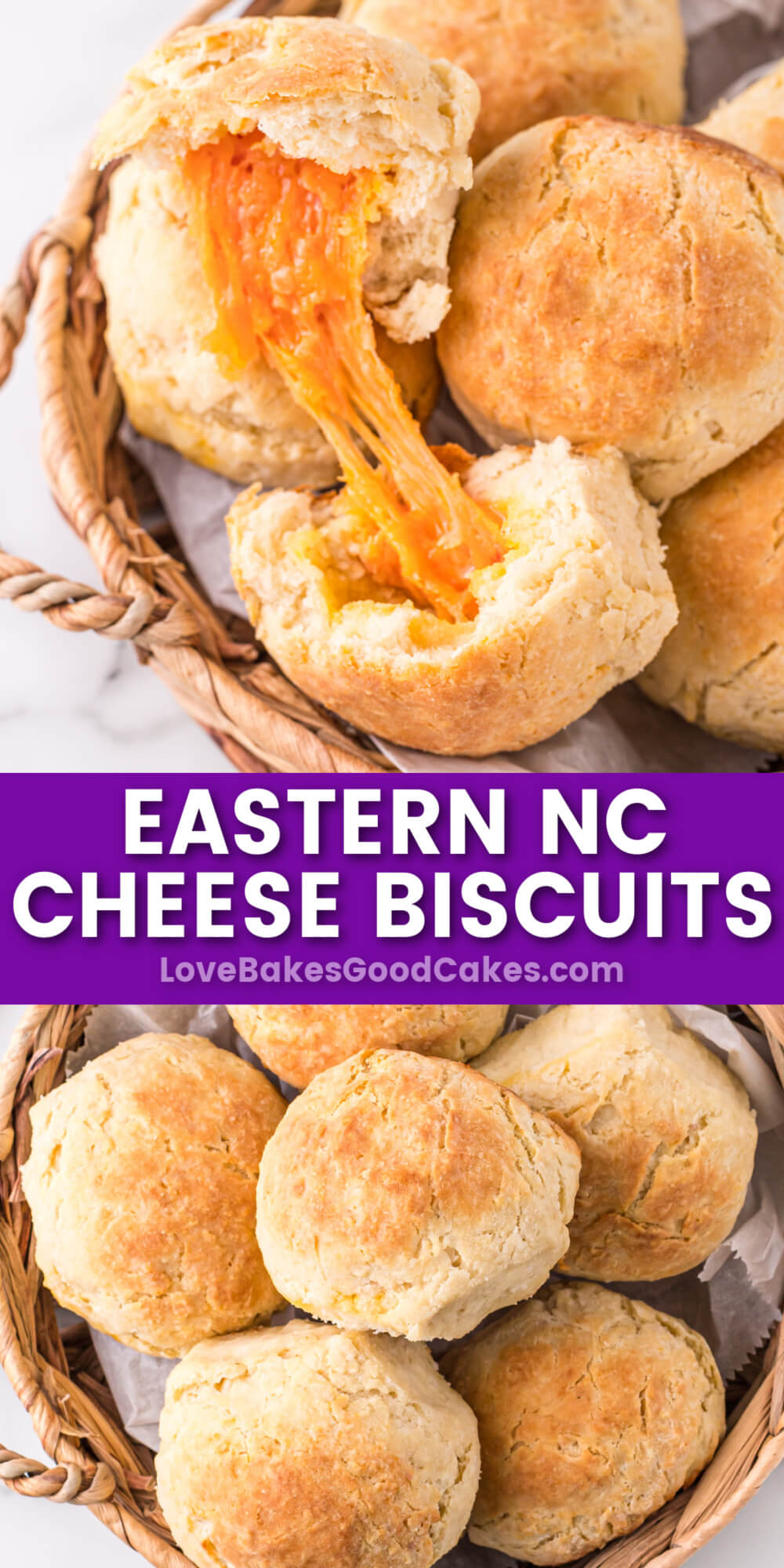 Eastern NC Cheese Biscuits - Love Bakes Good Cakes