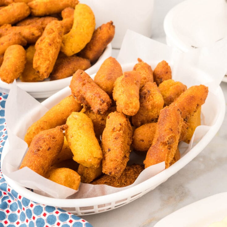 Eastern NC Hush Puppies - Love Bakes Good Cakes