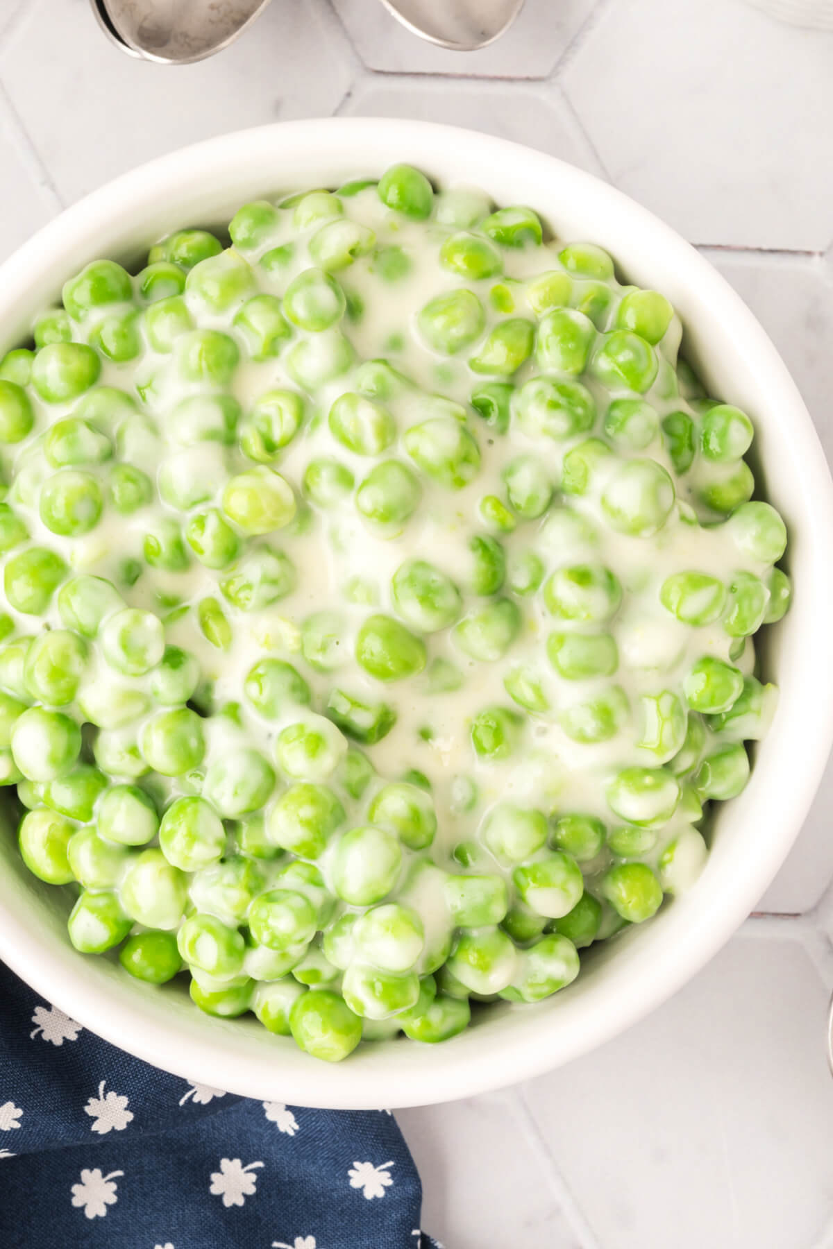 Creamed Peas - Love Bakes Good Cakes