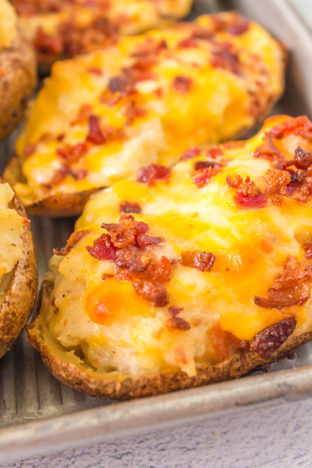 Grilled Twice Baked Potatoes - Love Bakes Good Cakes