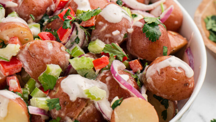 Red Potato Salad (Easy Red Bliss Recipe) - Fifteen Spatulas