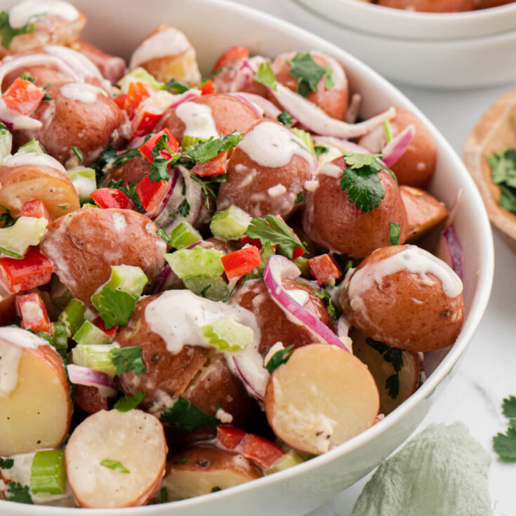 Red Potato Salad - Love Bakes Good Cakes