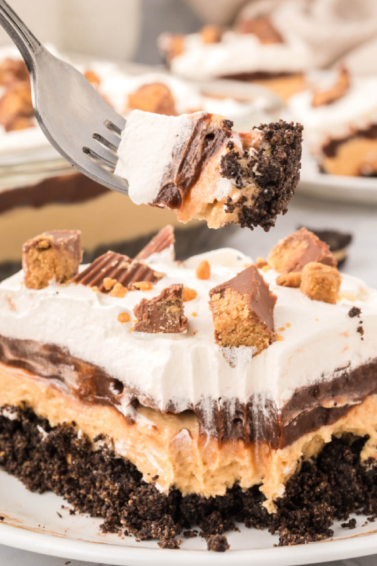 Peanut Butter Cup Lasagna Lush Love Bakes Good Cakes