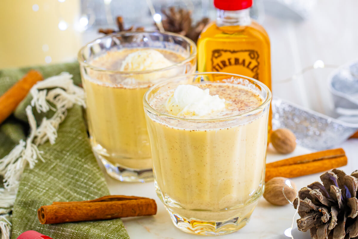 Easy Eggnog Punch - Celebrations at Home