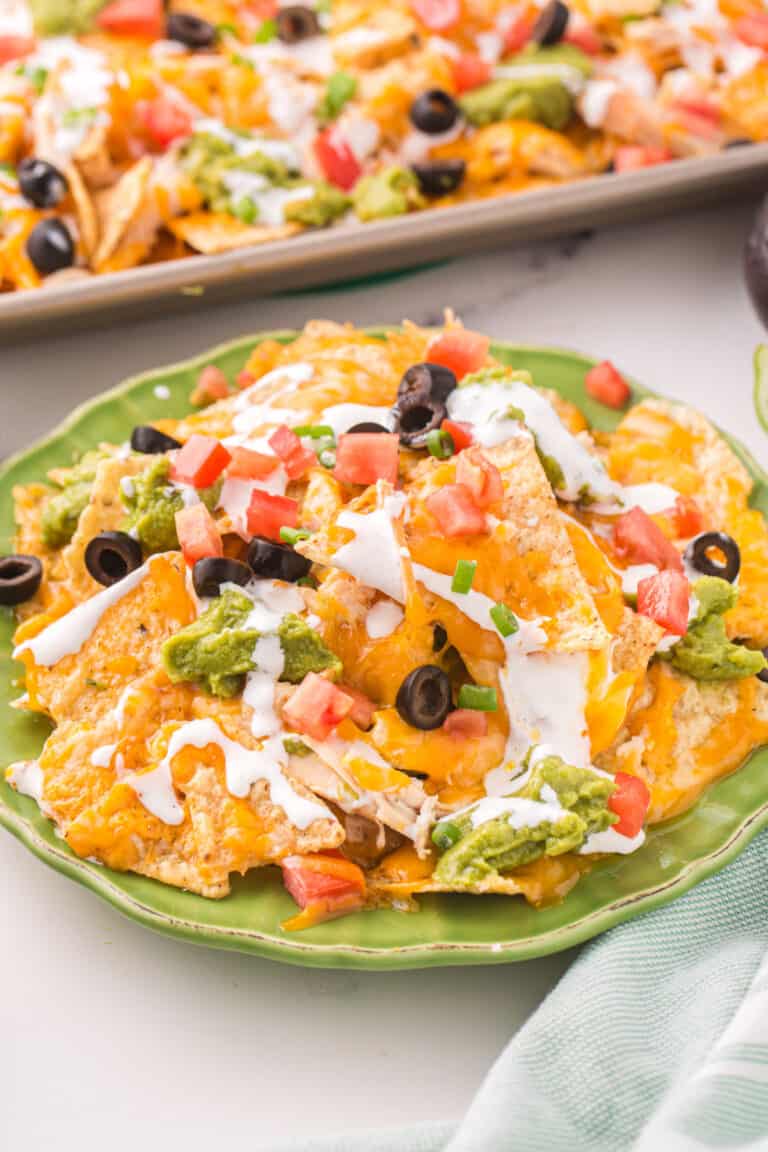 Chicken Nachos - Love Bakes Good Cakes