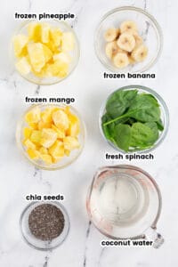 Pineapple Green Smoothie - Love Bakes Good Cakes