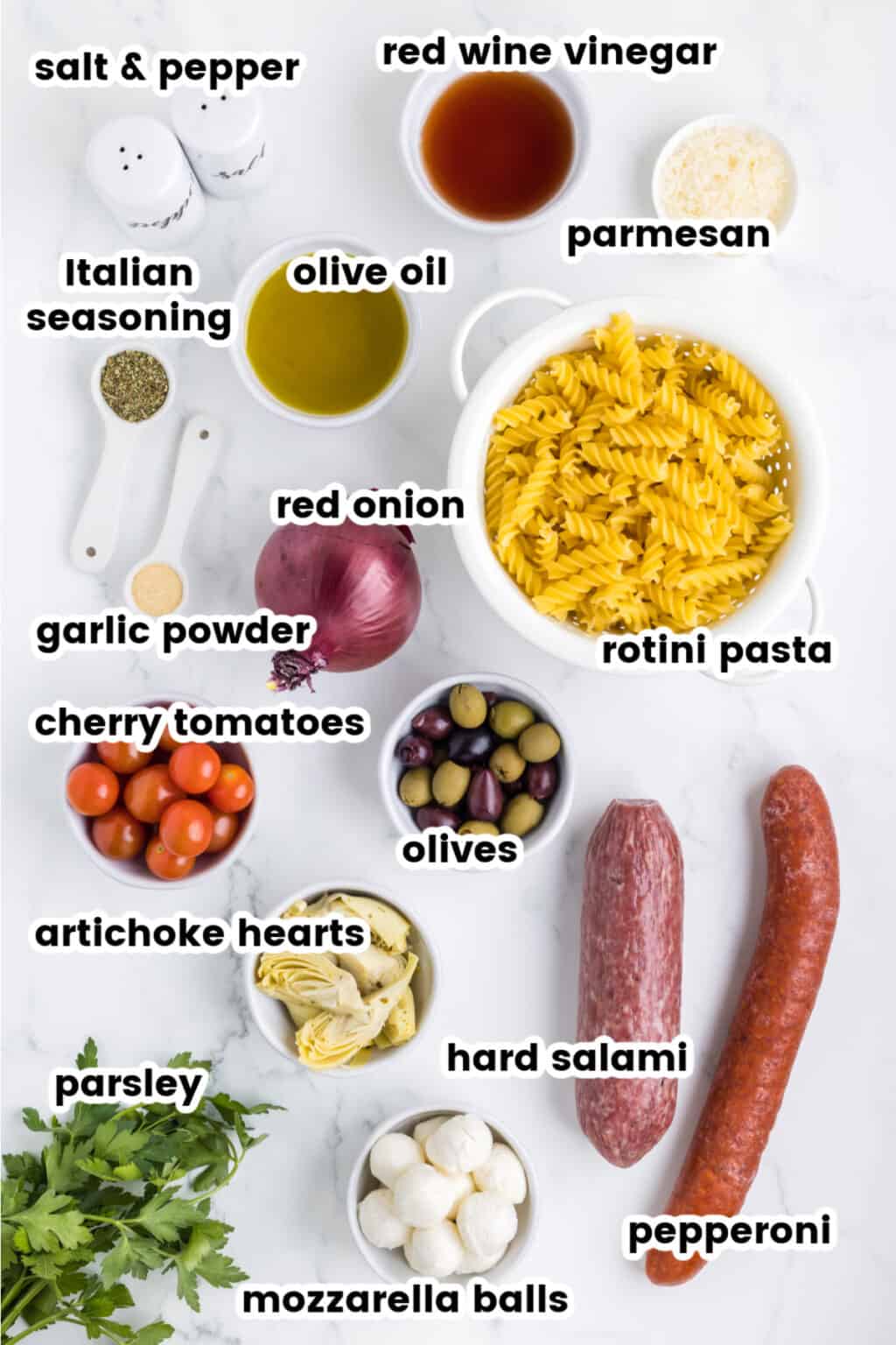 Antipasto Pasta Salad - Love Bakes Good Cakes